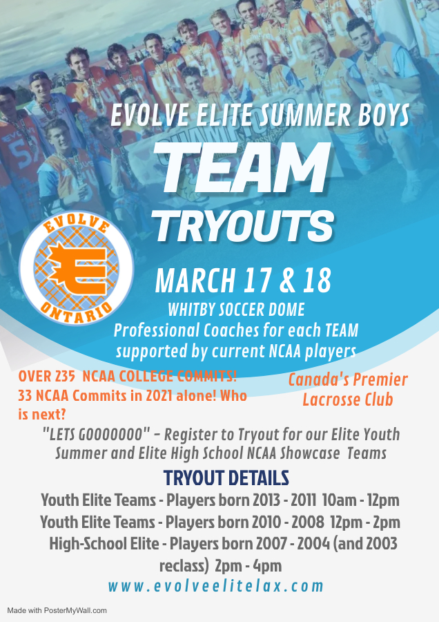 2022 Summer Team Tryouts
